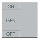 BTICINO - Copritasto 2 funzioni con lente illuminabile ON OFF GEN NT4911M2AFN