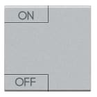 BTICINO - Copritasto LivingLight 2 funzioni con serigrafia ON OFF NT4911M2AGN