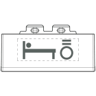 BTICINO - Lentine con simbolo luce letto