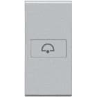 BTICINO - Copritasto con lente illuminabile con simbolo campanello