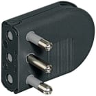 BTICINO - Spina volante 2P+T 16A salvaspazio - antracite S2496TGE