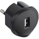 BTICINO - Adattatore spina standard tedesca presa USB 1,5A - grigio