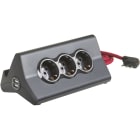 BTICINO - Multipresa hi-tech con 1 USB Quick Charge - grigia
