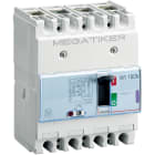 LEGRAND - Interruttore scatolato MEGATIKER M1 160N magnetotermico 3P+N/2 - In= 25A - Icu 50kA