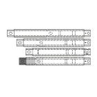 BTICINO - Kit collegamento barre e M4 630 a scaletta