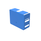 LEGRAND - Testata di chiusura. Altezza: 75 mm X9C72G