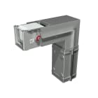 ZUCCHINI - Angolo orizzontale destro per condotti sbarre XCM