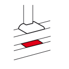 BTICINO - Giunzione di separatore per derivazione piana Altezza 50mm