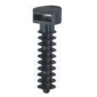 LEGRAND - Tassello in plastica con alette. Diametro del foro 8 mm