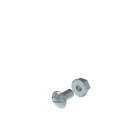 LEGRAND - Bullone M6 x 10 testa tonda