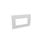 BTICINO - Interlink - placca 4 moduli LivingLight bianca per colonne piane