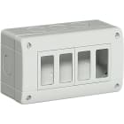 BTICINO - custodia IP40 composta da base e coperchio - 4 moduli Màtix
