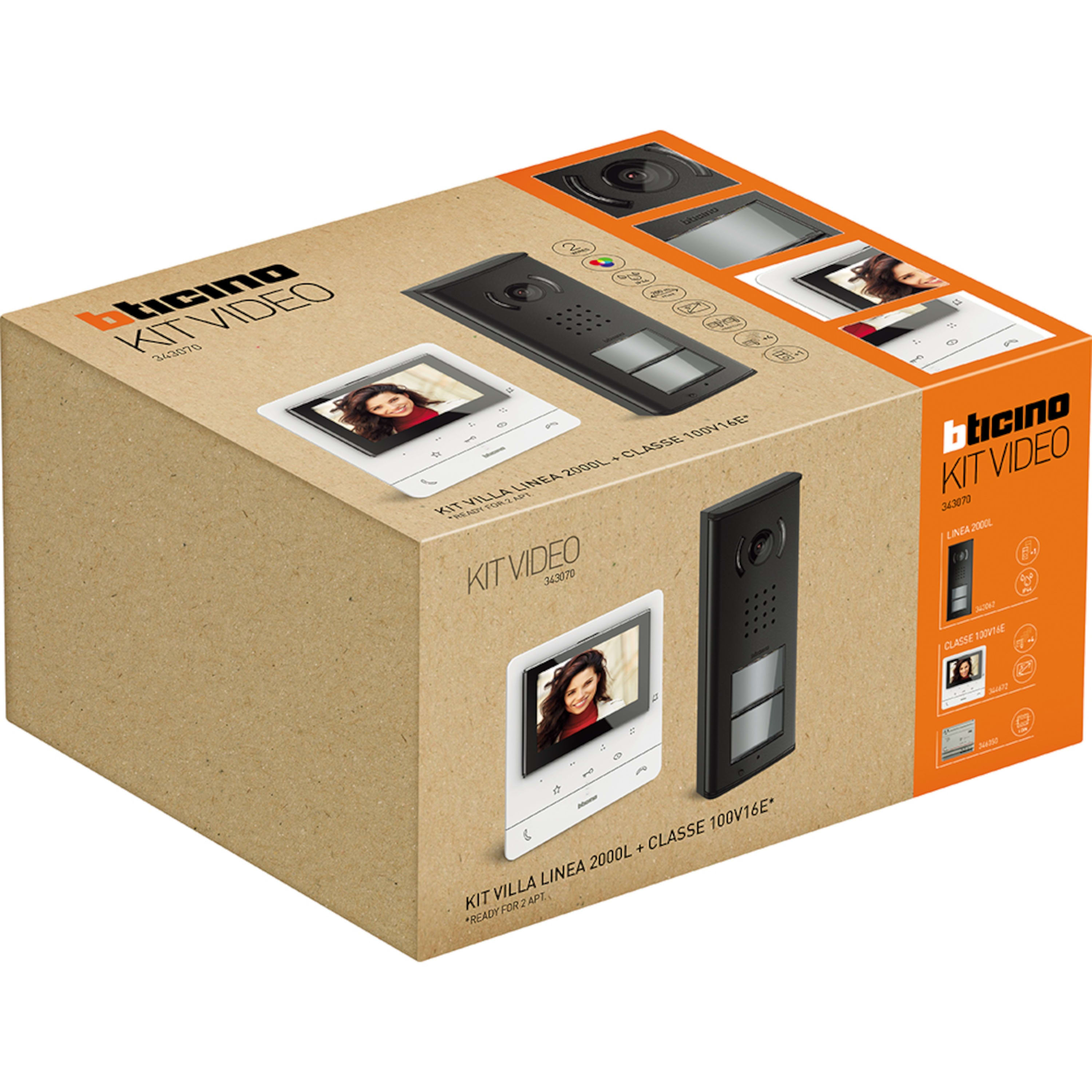 BTICINO - Kit vivavoce fino a 2 chiamate Linea 2000L2_Classe 100V16E