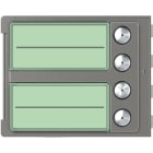BTICINO - Frontale 4 pulsanti su colonna singola finitura Robur
