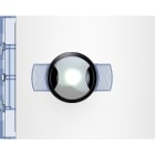 BTICINO - Frontale telecamera N&D grandangolare finitura Allwhite