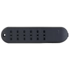 BTICINO - Multipresa SLIM6 bipasso con interruttore safe e cavo - grigia