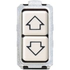 BTICINO - doppio Pulsante 1P NO 10A con frecce indicative