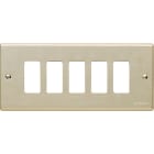 BTICINO - Placca Magic 5 posti per supporto 505R