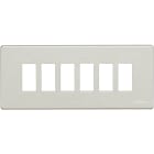 BTICINO - Placca Magic 6 posti per supporto 506LS
