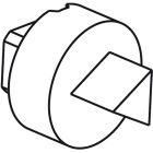 LEGRAND - Impronta triang maschio 6 mm