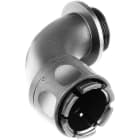 LEGRAND - Raccordo LGP 90° filetto plastico. Diametro 10mm