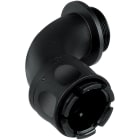 LEGRAND - Raccordo LGP 90° filetto plastico. Diametro 19 mm