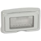 BTICINO - Placca da incasso IP55 plexo vela scura 4 moduli