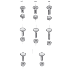 LEGRAND - Vite e dado BTRCC 6x20mm