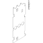 LEGRAND - Supporto per M160-250 fissi verticali