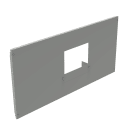 LEGRAND - Pannello per M5 1600 fisso in verticale