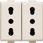 BTICINO - Presa duplex bipasso 2P+T 10/16A 250Vac