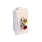 BTICINO - Modulo con due connettori audio tipo RCA
