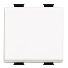 BTICINO - pulsante 1P NO 10A 250V ac - colore bianco 2 moduli
