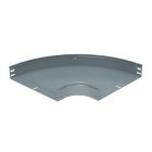 LEGRAND - Curva piana a 90 solo base. Altezza: 75 mm
