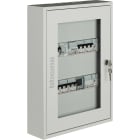LEGRAND - Quadro da parete in lamiera con portello in cristallo 24 moduli