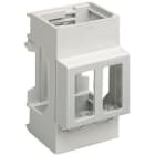 LEGRAND - Adattatore per installazione di 2 moduli Magic su guida DIN35
