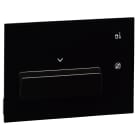 LEGRAND - Tasca portabadge touch EVOLUTA nera, linea Premium in BUS-SCS con lettore RID per alimentazione camera d’albergo.
