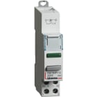 LEGRAND - Pulsante 1NO con Led verde - 20A - 12/48V - 1 modulo DIN