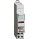 LEGRAND - Pulsante 1NC con Led rosso - 20A - 12/48V - 1 modulo DIN