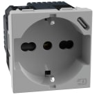 BTICINO - Presa standard Italia P40 con caricatore USB integrato