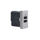 BTICINO - Caricatore USB con due porte tipo C - 15W