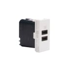 BTICINO - Caricatore USB con due porte tipo C - 15W