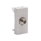 BTICINO - Connettore coassiale TV tipo F - impedenza 75 ohm - aggancio a vite