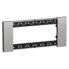BTICINO - L.NOW - PLACCA 6M STEEL
