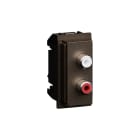 BTICINO - Connettore audio - modulo doppio RCA