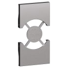 BTICINO - L.NOW - COV. PRESA IT/GER 2M STEEL