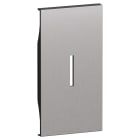 BTICINO - Cover commutatore tapparelle 2M steel