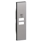 BTICINO - L.NOW - COVER CARICATORE 2USB 1M STEEL