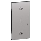 BTICINO - L.NOW - COVER ENTRA&ESCI WIRELESS STEEL