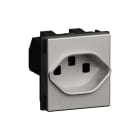 BTICINO - L.NOW - PRESA T23 16A 2M STEEL